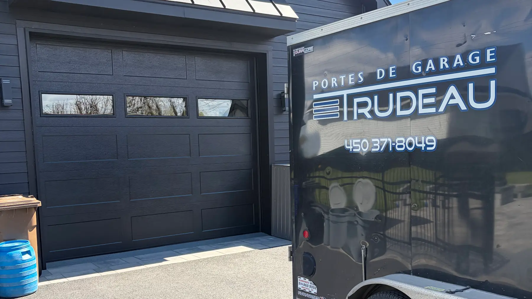 Porte de garage installée par Portes de garage Trudeau